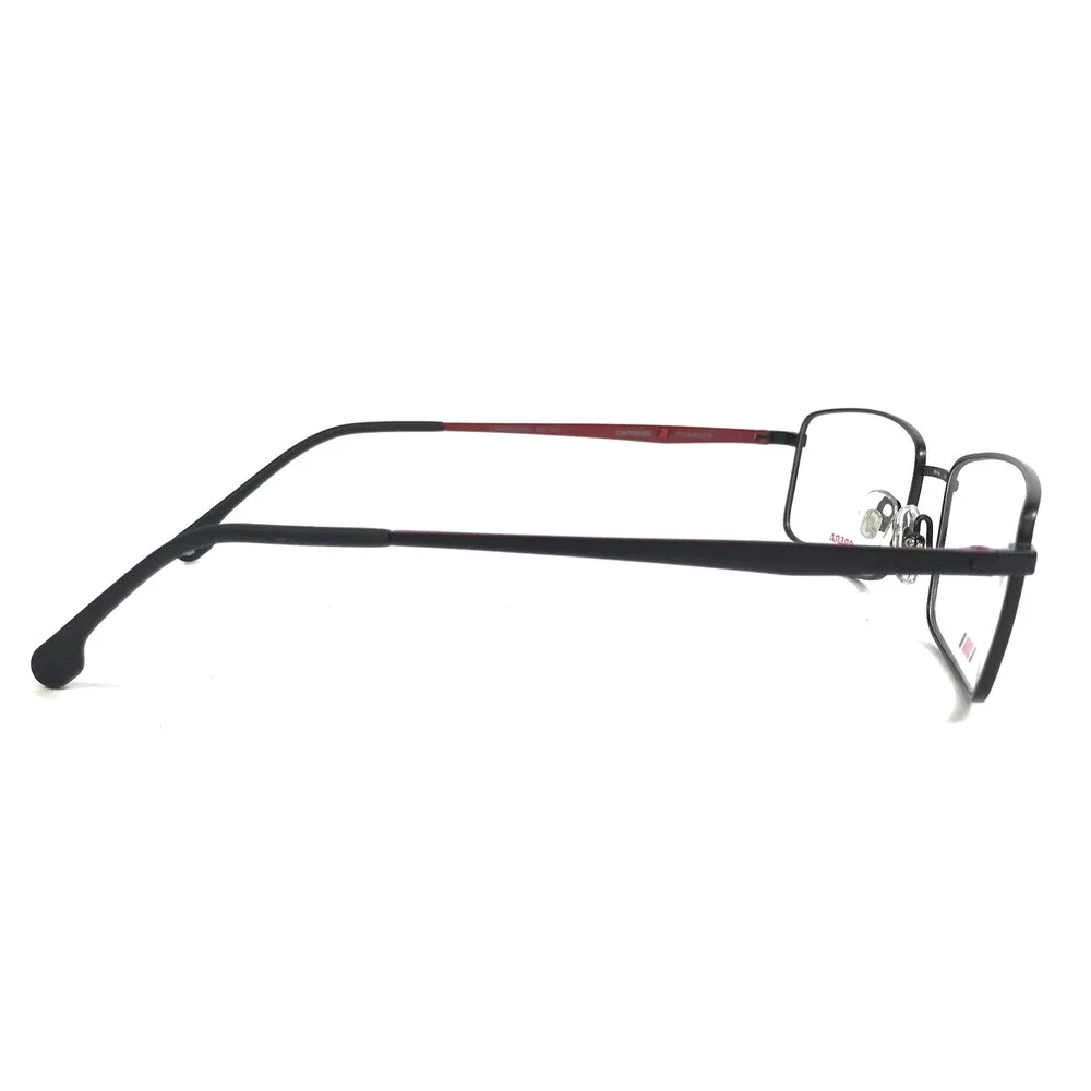 Carrera Eyeglasses Frames 8867 003 Matte Black Red Rectangle Titanium 55-18-145